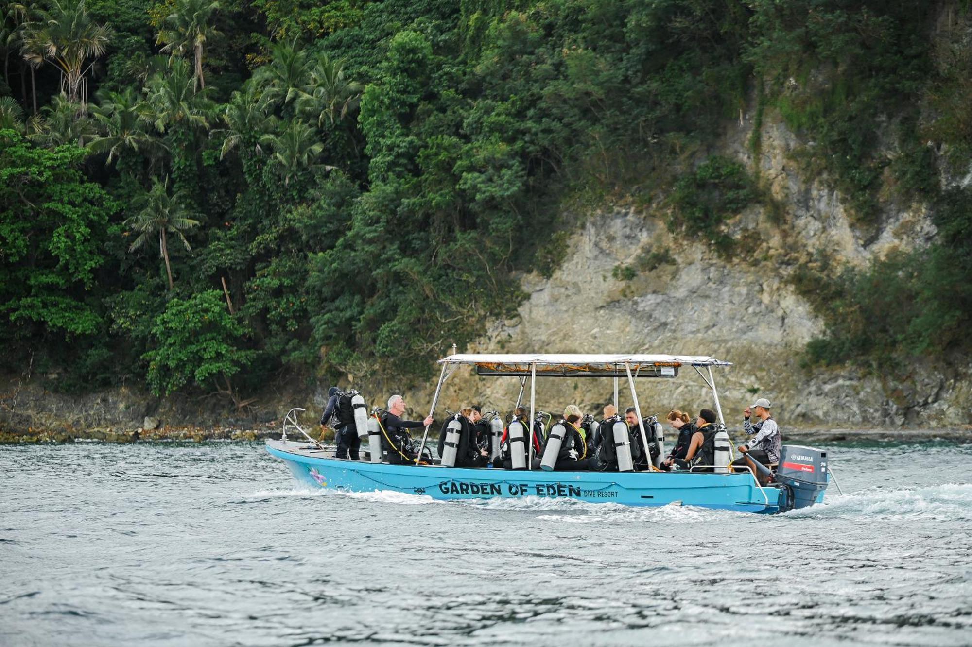 Garden Of Eden Dive Resort Пуерто Галера Екстериор снимка