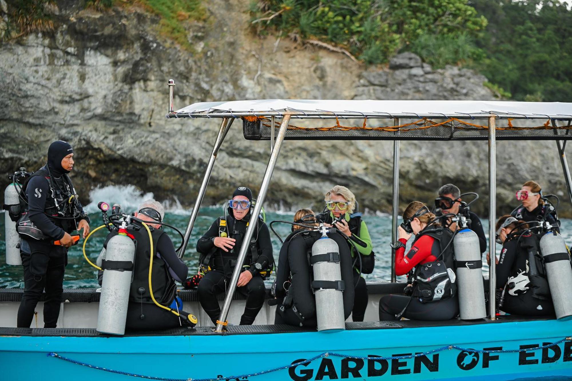 Garden Of Eden Dive Resort Пуерто Галера Екстериор снимка